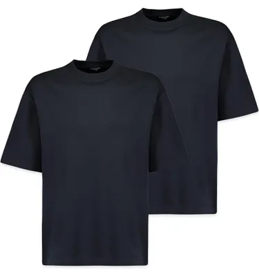 Produktbild von Sublevel Kurzarm T-Shirt Rundhalsausschnitt 2er-Set Unifarben  Größe: XL