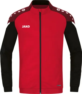 Produktbild von JAKO Unisex Polyesterjacke Performance, Farbe:rot/schwarz, Größe:XL