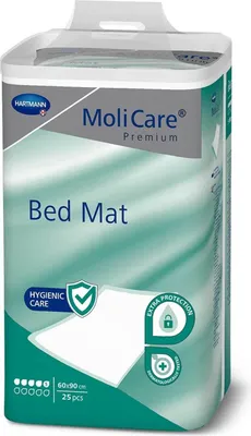 Zdjęcie produktu dla MoliCare® Premium Bed Mat ochraniacz na łóżko siła absorpcji 5 kropli 60x90