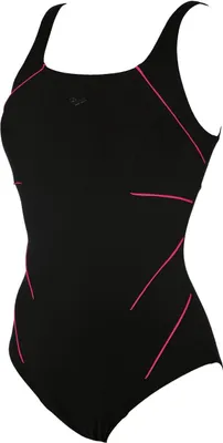 Image de Maillot de bain arena Jewel pour femmes BodyLift sculptant, couleur : noir-violet, taille : 48