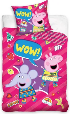 Produktbild von Peppa Pig - mouse love Bettwäsche - 140x200 cm - 70 x 90 cm