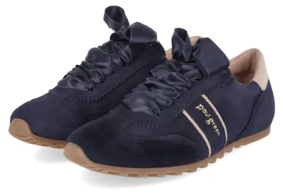 Immagine prodotto di Scarpa sportiva bassa da donna Paul Green, colore blu, in pelle scamosciata, taglia: 41