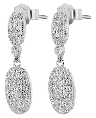 Produktbild von "Rahel" - Ohrstecker mit Hänger, 925/- Echt Silber