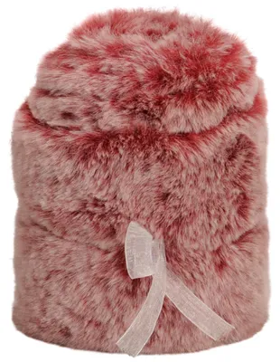 Immagine prodotto di Runner da tavolo in pelliccia rosa antico, runner da tavolo in Pelliccia sintetica 10 x 200 cm