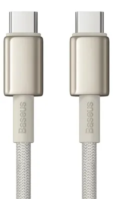 Zdjęcie produktu dla Kabel Baseus Tungsten Gold Type-C 100W 1m złoty