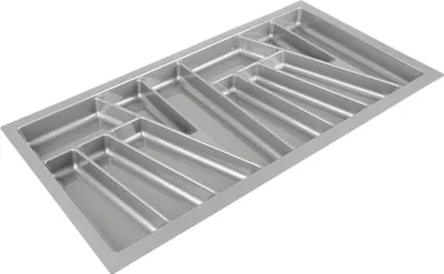 Produktbild von Besteckkasten 830x435mm, silberfarben