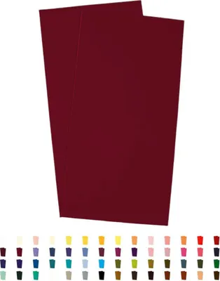 Produktbild von Sandras-Bastelladen Kerzen Verzierwachsplatten 2er Set - 200 x 100 x 0,5mm Altrot