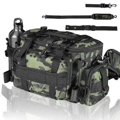 Imagen del producto de Mochila de gran capacidad, multifuncional, con correa para el hombro y asas, ideal para