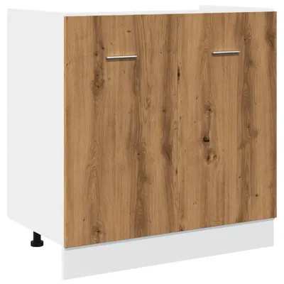 Produktbild von Spülenunterschrank Lyon Artisan-Eiche 80x46x81,5 cm Holzwerkstoff