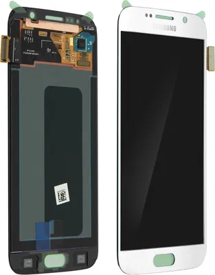 Produktbild von Samsung, Ersatzteil LCD-Display mit Touchscreen für Samsung Galaxy S6, Weiß