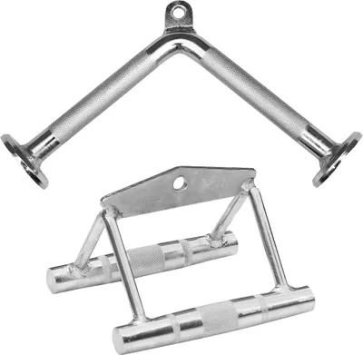 Produktbild von Sporttrend 24 - Seilzug Set Parallelgriff breit + V Griff