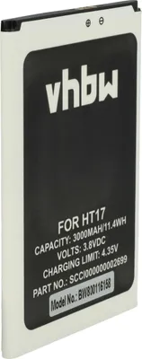 Produktbild von vhbw Akku Ersatz für HomTom SCCI0000000155502 für Handy Smartphone Telefon (3000 mAh, 3,8 V, Li-Ion)