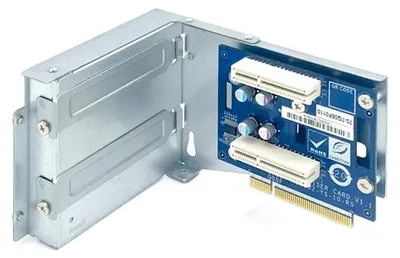 Immagine prodotto di QNAP BRKT-RISER-2P-2U, Server NAS/SAN/Storage, Argento