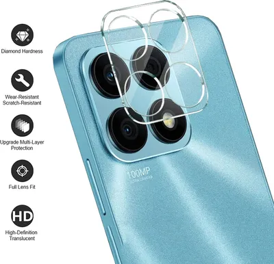 Produktbild von KameraLinse Schutzglas Für Honor X8a 9H-Härte Anti-Kratz Kamera Panzerfolie