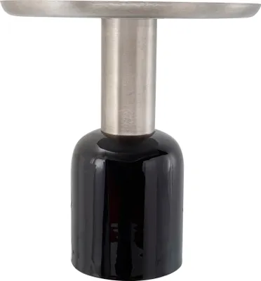 Produktbild von Beistelltisch Esmeralda Deco 700 Schwarz / Silber