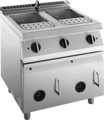 Produktbild von KBS Gas Nudelkocher 2 x 28 Liter GN 2/3 mit 2 Becken 800x730x900 mm 21 kW