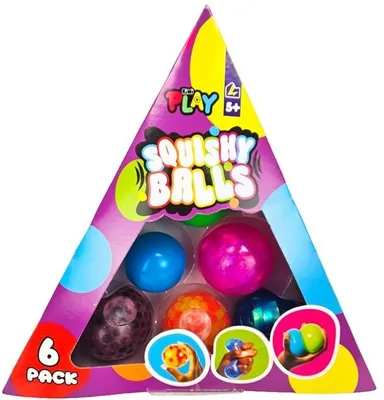 Immagine prodotto di Kiwi Play: Set di 6 palline antistress – Palline colorate e giocattoli sensoriali