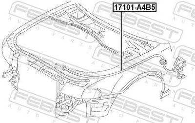 Zdjęcie produktu dla Febest 17101-A4B5