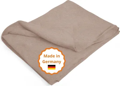 Produktbild von sleepling - Kuscheldecke Premium, Sofadecke, 150 x 200 cm, waschbar, beige melange