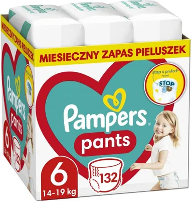 Produktbild von PAMPERS Windeln MTH Größe 6, 15+kg, 132 Stück