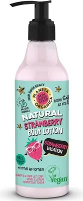 Produktbild von Natura Siberica Haut Super Good Natural Body Crema Strawberry Dreams 250ml