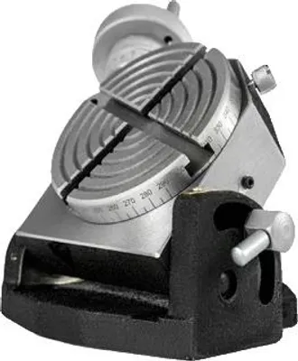Produktbild von Rotary-Tisch, 4" Tischdurchmesser, HT200-Guss, 0,01 Genauigkeit, 4 ZOLL 100 MM