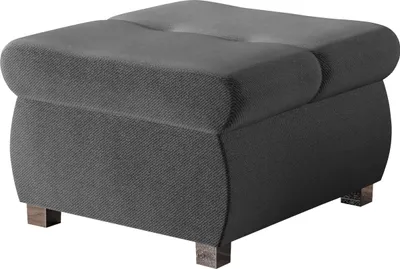 Produktbild von MIRJAN24 Polsterhocker Orkan Klein, Moderne Sitzhocker vom Hersteller, Holzkonstruktion, 60x60x39 cm (Farbe: Kronos 22)