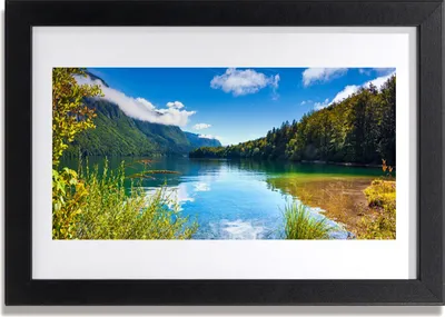 Produktbild von Bild 30x20 MDF-Rahmen Wandkunst Natur Berge Forest Lake