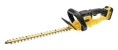 Zdjęcie produktu dla DeWALT DCM563P1-QW, 55 cm, Pojedyncze ostrze, 1,9 cm, Żółty, Bateria, 18 V