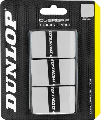 Immagine prodotto di Dunlop Tour Pro Padel Overgrip 3 unità Bianco  Bianco Taglia unica