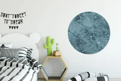 Produktbild von MuchoWow® - Tapetenkreis - Wandbild rund - Schlafzimmerdekoration - Wanddeko - runde Tapete - Kunst für zu Hause