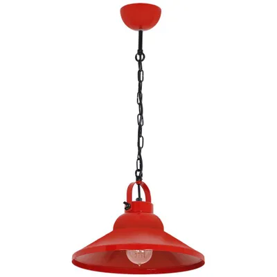 Obrázek produktu pro Červená závěsná lampa IRON 6180 Luminex