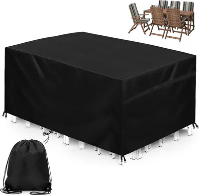 Produktbild von Gartenmöbelabdeckung - wasserdicht und UV-beständig - 1 Stück - 420D Oxford - 200 x 100 x 75 cm