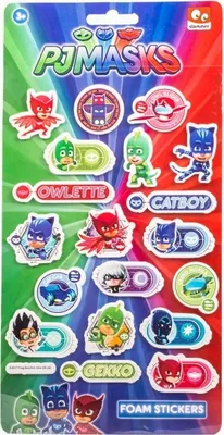 Produktbild von Disney schaumstoffsticker PJ Masken groß