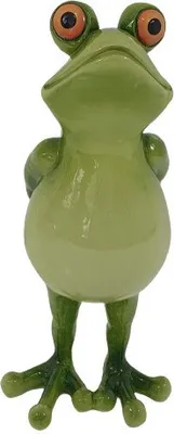 Produktbild von Dekofigur Frosch stehend 25 x 12,5 cm grün