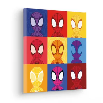 Produktbild von Keilrahmenbild - Spidey Symmetry - Größe 30 x  30 cm