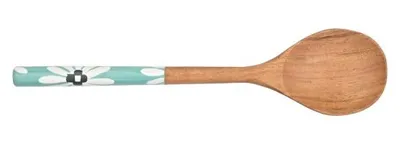 Imagen del producto de Solo Natural – Cuchara de madera – Turquesa – 30 × 7 × 1,5 cm