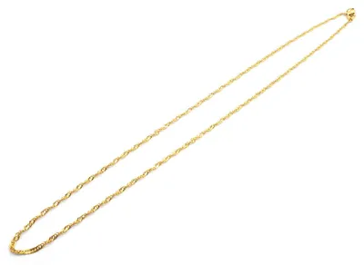 Produktbild von Vintageparts Singapurkette 304 Edelstahl goldfarben 45cm, 1 Stück