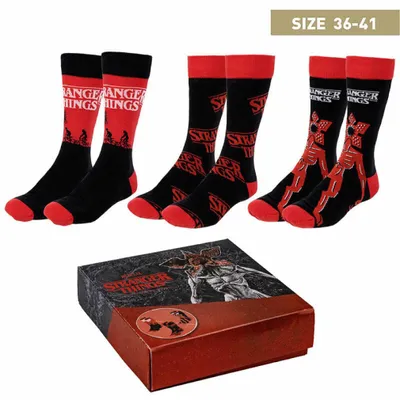 Produktbild von Stranger Things Socken 3er-Pack 35-41