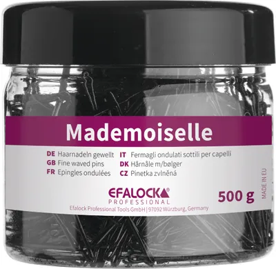 Produktbild von Efalock Mademoiselle Haarnadeln 45 mm schwarz 500 g