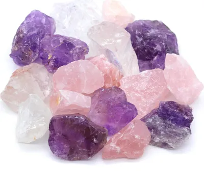 Produktbild von LAVISA Premium Heilsteine Edelsteine Mischungen | Natürliche Kristalle für Dekoration und Wohlbefinden | 100% Natursteine Mineralsteine (Liebe & Harmonie)