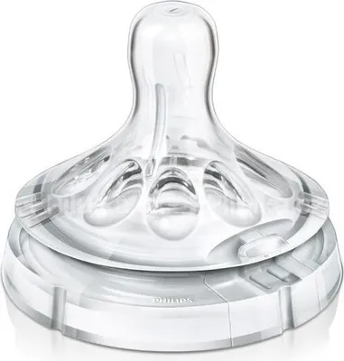 Produktbild von Philips AVENT Babyflaschen Sauger SCF657/27 Sauger für Neugeborene, 2er-Pack, Anti-Kolik-Ventil