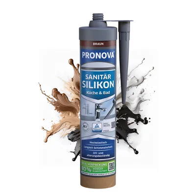 Produktbild von PRONOVA ECO Sanitär Silikon 280 ml braun