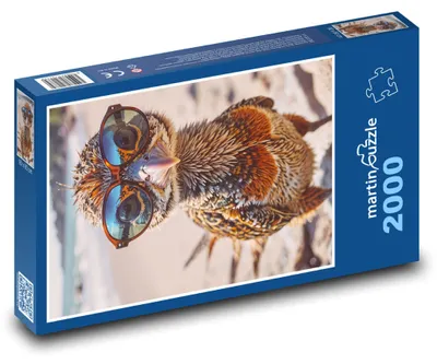 Obrázok produktu pre Puzzle 2000 Vták v okuliaroch - martinpuzzle