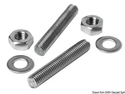 Obrázok produktu pre Sada skrutiek s kolíkmi z ocele VA pre kliny 14x100 mm, 1 balenie