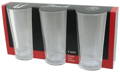 Produktbild von Glas Trinkglas 3er Set je 250ml klar