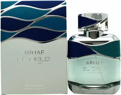 Productafbeelding van ARMAF El Cielo, Herenparfum, 100 ml, met tonen van appel, bergamot, citroen, meloen, cipres, lavendel, viooltje, amber, cederhout, muskus en vanille, sprayflacon