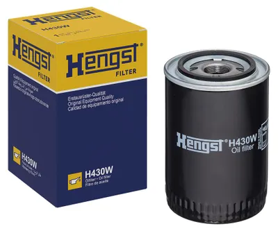 Productafbeelding van Oliefilter, schroefmodel, 144 mm, HENGST FILTER, geschikt voor onder andere Massey Ferguson MF 3600