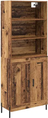 Image de Haut Armoire Bois Ancien 69,5 x 32,5 x 180 cm Bois d'ingénierie