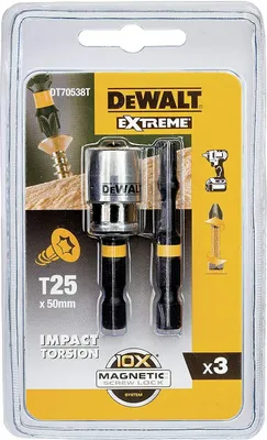Produktbild von DeWALT DT70538T-QZ, 2 Stück(e), Torx, T25, 5 cm